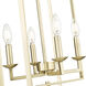 Nellis 4 Light 20 inch Modern Gold Indoor Pendant Ceiling Light